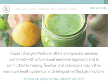 Tablet Screenshot of costalifestylemedicine.com